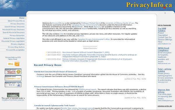 PrivacyInfo.ca