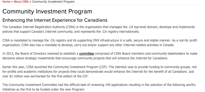 From Coding Kids to Internet Exchanges: CIRA Community Investment Program’s First Round Recipients