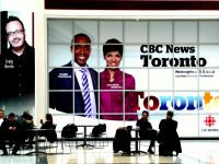 CBC News advertising board, CBC Broadcast Centre, Toronto, Southern Ontario, Canada by Pranav Bhatt (CC BY-NC-SA 2.0) https://flic.kr/p/9HBz23