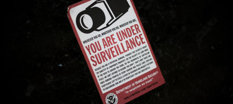 You Are Under Surveillance by Matt Katzenberger (CC BY-NC-SA 2.0) https://flic.kr/p/6JBjhQ
