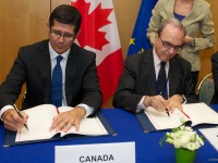 EU-Canada signing ceremony by European Union http://tvnewsroom.consilium.europa.eu/event/eu-canada/eu-canada-signing-ceremony#/gallery/0