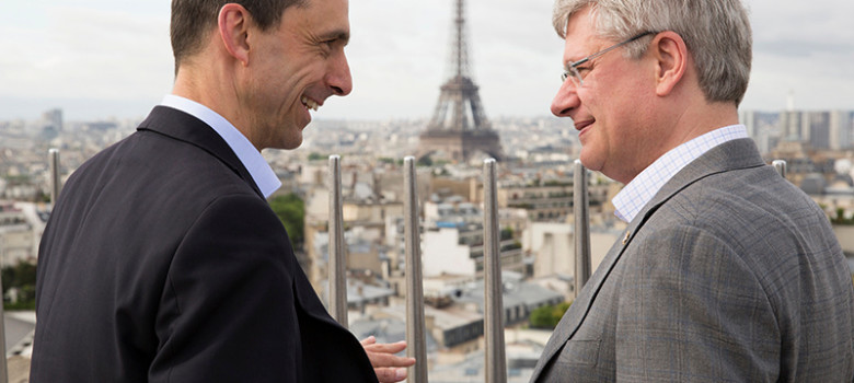 PM Harper visits the Arc de Triomphe with Steven Blaney by Stephen Harper (CC BY-NC-ND 2.0)  https://flic.kr/p/eNh192