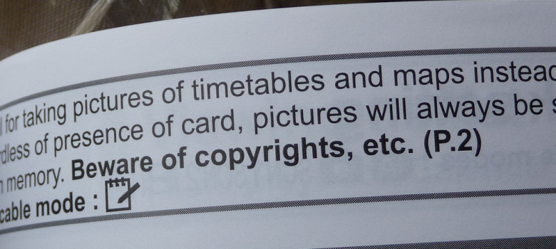 Beware of copyrights, etc. by Spushnik (CC BY-NC-SA 2.0) https://flic.kr/p/4YAzWn