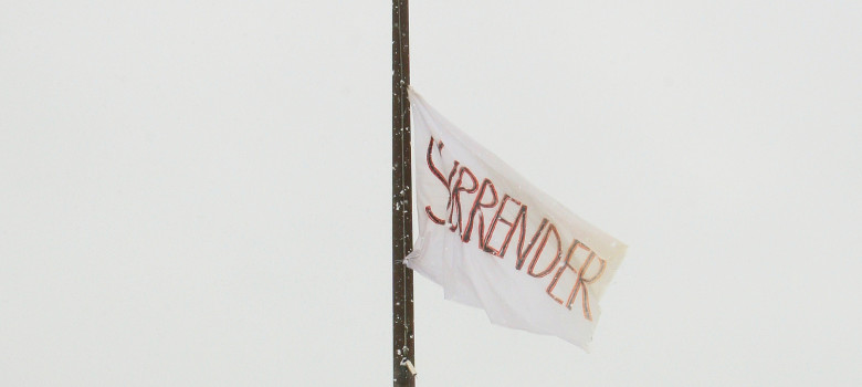 Surrender by Jess (CC BY-NC-ND 2.0) https://flic.kr/p/dSCDrf