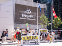 TPP rally. Ottawa, Canada, June 10 2014 by SumOfUs (CC BY 2.0) https://flic.kr/p/oo3n2U