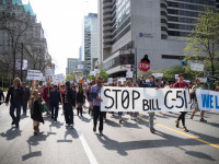 Protest against Bill C-51 - April 18, 2015 - Vancouver BC, Canada by Sally T. Buck (CC BY-NC-ND 2.0) https://flic.kr/p/sdxnaW