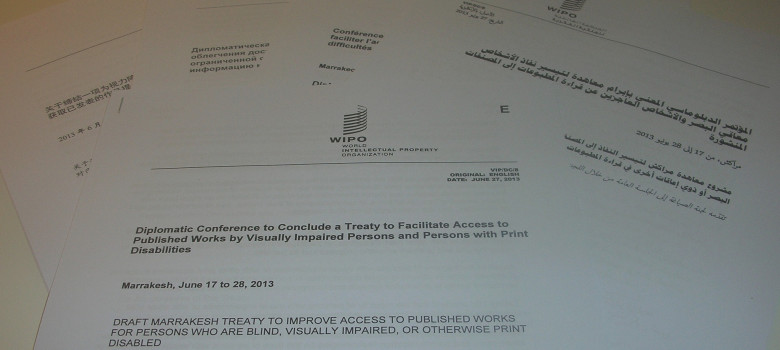 Draft Marrakesh Treaty submitted by the Drafting Committee to the Plenary, 27 June 2013 by EIFL (CC BY 2.0) https://flic.kr/p/f25S8C