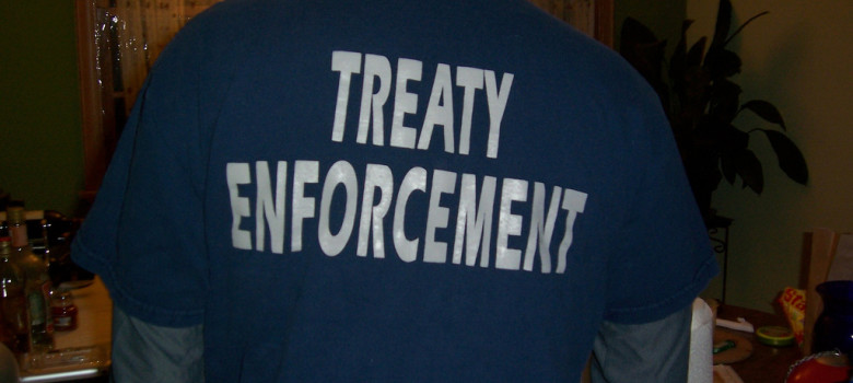 treaty enforcement by Sarah Deer (CC BY 2.0) https://flic.kr/p/4AfLUo