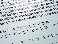 Braille by Roland DG Mid Europe Italia (CC BY 2.0) https://flic.kr/p/8wYdZy