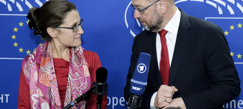 President Schulz meets Minister Freeland by Martin Schulz (CC BY-NC-ND 2.0) https://flic.kr/p/Mz3yij