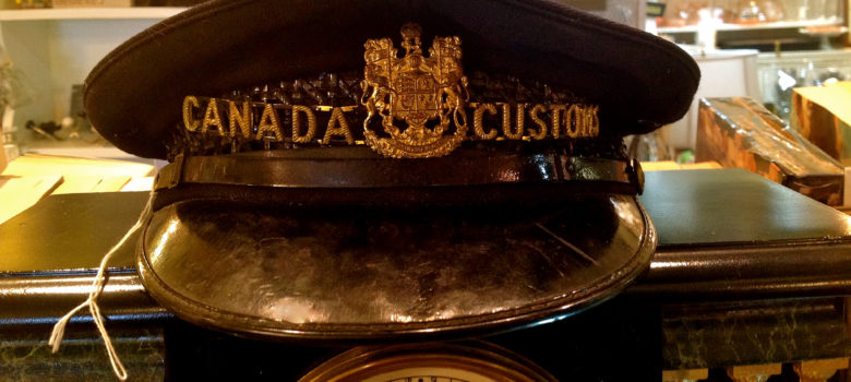 A 1950's era Canada Customs cap was purchased at the Cookstown ON Antique Centre by antefixus21 (CC BY-NC-ND 2.0) https://flic.kr/p/jCvuNY
