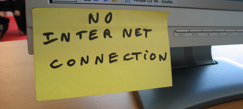 No Internet Connection by ben dalton (CC BY-SA 2.0) https://flic.kr/p/4xG9eW