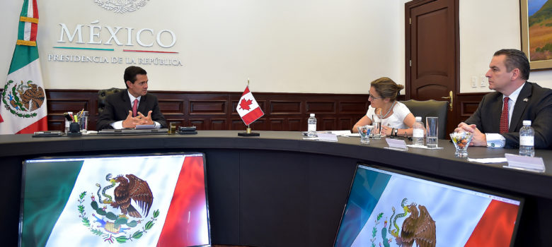 Reunión con la Ministra de Asuntos Exteriores de Canadá, Chrystia Freeland by Presidencia de la República Mexicana (CC BY 2.0) https://flic.kr/p/UU5Fdp