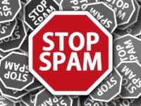 Stop Spam, CC0 Creative Commons https://pixabay.com/en/stop-spam-spam-road-sign-mail-940526/