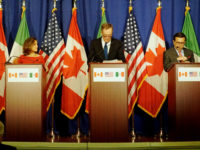 Foreign Minister Freeland, U.S. Trade Representative Lighthizer and Mexican Ministry of Economy Guajardo Participate in the Fourth Round of NAFTA Negotiations by U.S. Department of State, United States government work https://flic.kr/p/Zyj1pK