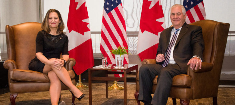 Secretary Tillerson Meets With Canadian Foreign Minister Freeland in Ottawa by US Department of State https://flic.kr/p/21AkuS7 US Government Work