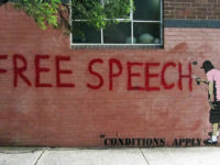 "FREE SPEECH*" by Newtown grafitti (CC BY 2.0) https://flic.kr/p/atCVZq