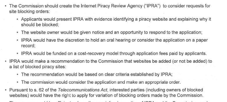 Bell presentation, pg 4, obtained under ATIP