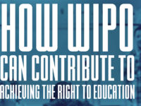 How WIPO Can Contribute to Achieving the Right to Education, May 30, 2017 event