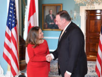 Secretary Pompeo Meets With Canadian Foreign Minister Freeland by US Department of State, US government work, https://flic.kr/p/24iZVEm