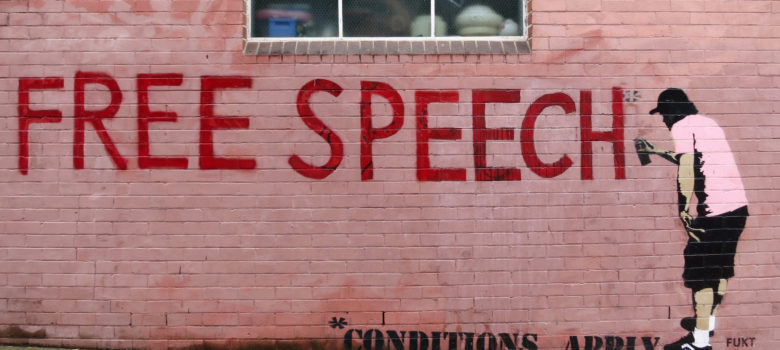 Free Speech * Conditions Apply by Fukt by Chris Christian (CC BY-NC 2.0) https://flic.kr/p/i3wYGf