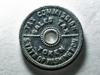 State of Washington Tax Commission Sales Tax Token by Curtis Perry (CC BY-NC-SA 2.0) https://flic.kr/p/dHn6my