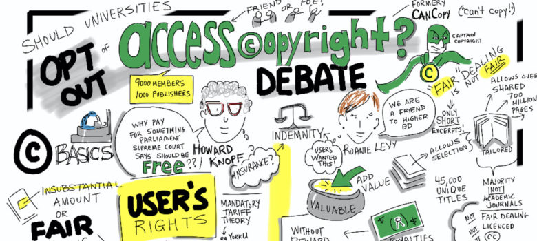 Should Universities Opt Out of Access Copyright? @HowardKnopf @RoanieLevy Debate #congressh #caljacrs14 by Giulia Forsythe https://flic.kr/p/nvbkJN (CC0 1.0)