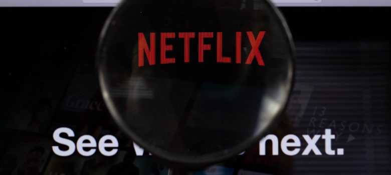 Netflix logo on a computer screen with a magnifying glass by Marco Verch https://foto.wuestenigel.com/netflix-logo-on-a-computer-screen-with-a-magnifying-glass (CC BY 2.0)