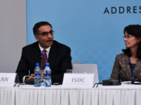 Fadi Chehadé President & CEO of ICANN speaks as part of the panel during the Ministerial meeting 'Addressing the challenges of a Hyper-connected world' at the 7th Internet Governance Forum (IGF) ann by Internet Society (Richard Stonehouse) (CC BY-NC-SA 2.0) https://flic.kr/p/drosgZ