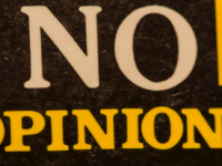 I have no opinions by Mark Morgan https://flic.kr/p/qsfTSp (CC BY 2.0)