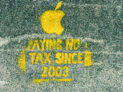 Protesting Against Apple's Tax Policy - Dublin Street Art by William Murphy (CC BY-SA 2.0) https://flic.kr/p/nhLhoz