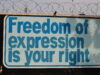 freedom of expression is your right by Rachel Hinman https://flic.kr/p/6J5ATQ (CC BY 2.0)