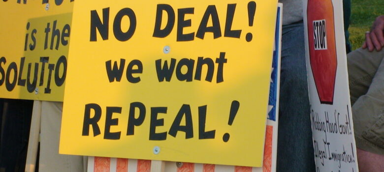 Repeal ObamaCare by NOBama NoMas (CC BY-SA 2.0) https://flic.kr/p/7U5fEE