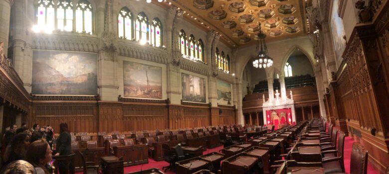 Senate Chamber, Canadian Parliament, Ottawa by Paulo O https://flic.kr/p/2bzA6Ae (CC BY 2.0)