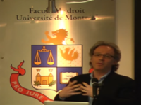 Video, Droit/Law+Tech – Michael Geist – Now What?: Canadian Privacy and Surveillance Law.  

https://www.youtube.com/watch?v=1aupg2jD3G8&t=67s&ab_channel=CRDPUdeM  