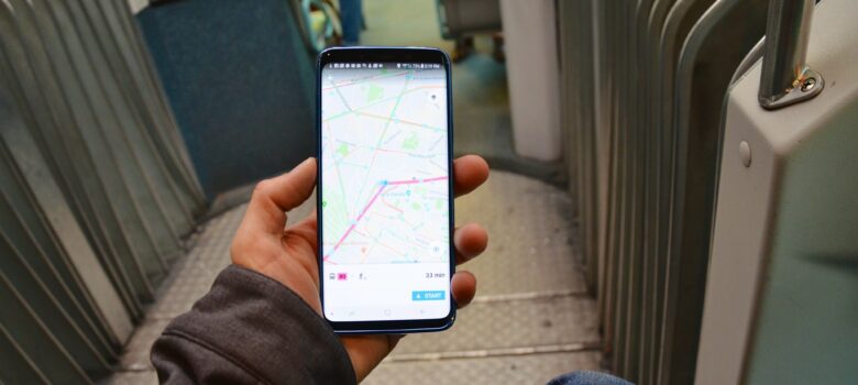 Taking A Picture Of My Phone On The Bus So I Remember Where We Are by Joe Shlabotnik (CC BY-NC-SA 2.0)  https://flic.kr/p/27hNhYK