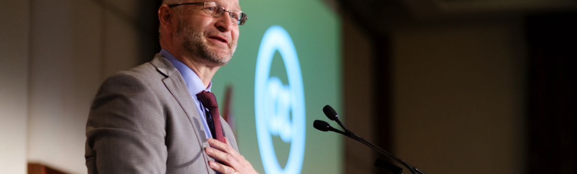 David Lametti, Parliamentary Secretary to the Minister of Innovation, Science and Economic at the Creative Commons Global Summit 2017