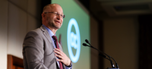 David Lametti, Parliamentary Secretary to the Minister of Innovation, Science and Economic at the Creative Commons Global Summit 2017