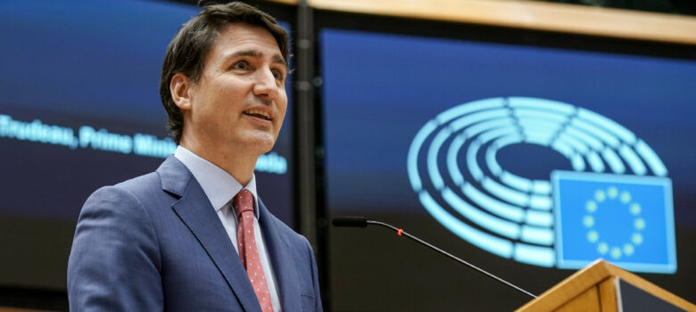 Justin Trudeau: “Canada, the EU, and our partners are facing a defining moment” CC-BY-4.0: © European Union 2022 – Source: EP". (creativecommons.org/licenses/by/4.0/) https://flic.kr/p/2namPQG