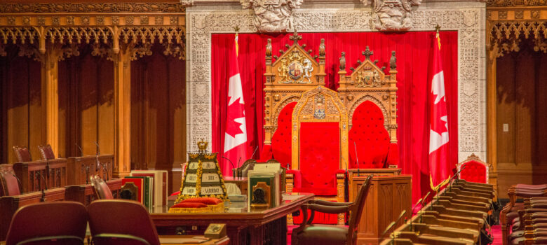 Senate Chamber, Canadian Parliament Centre Block by Tony Webster (CC BY 2.0) https://flic.kr/p/ouR8kb