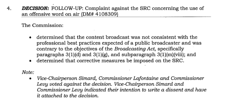 CRTC Full Commission Meeting Record, 2-3 November 2021