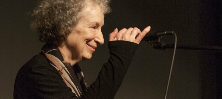Margaret Atwood at Brattle Theatre (5/2/2014) by Brattle Theatre https://flic.kr/p/nva2iV (CC BY-NC-ND 2.0)