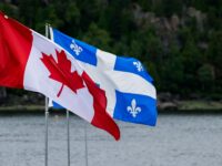 0x010C, CC BY-SA 4.0 , via Wikimedia Commons https://commons.wikimedia.org/wiki/File:2016-08_Canada_Quebec_Flags.jpg