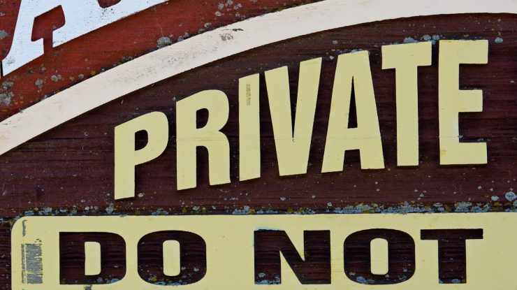 Private by Nick Olejniczak https://flic.kr/p/7iKajU (CC BY-NC 2.0)