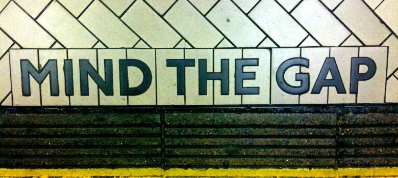 Mind the gap by Ged Carroll https://flic.kr/p/abB7eu (CC BY 2.0)