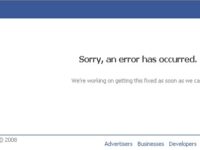 facebook error by Jeremy Yerse https://flic.kr/p/4LwdJ6 (CC BY-NC-ND 2.0)