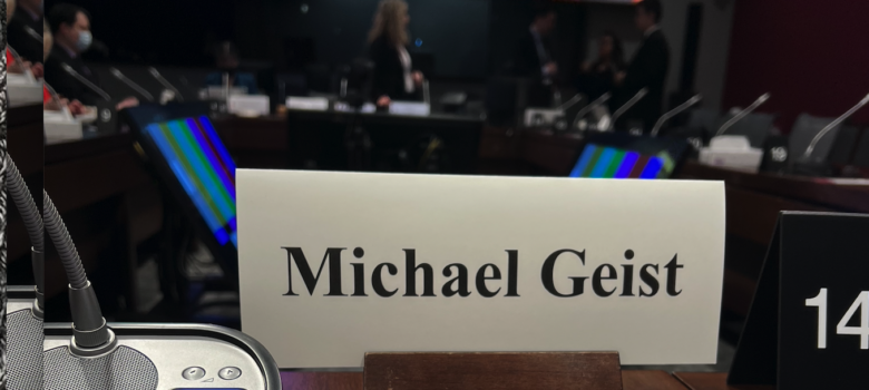 Appearance at Senate TRCM, May 2, 2023 by Michael Geist