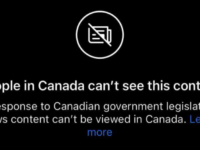 Facebook Bill C-18 notice