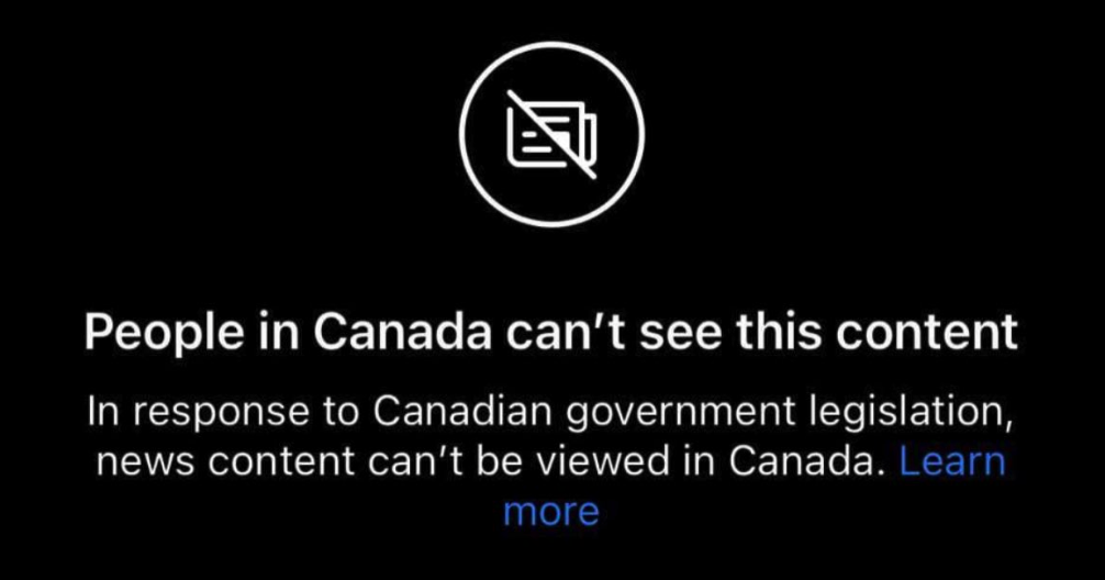 Canadians will no longer have access to news content on Facebook and  Instagram, Meta says