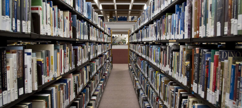 Toronto: book stacks at Toronto Reference Library by The City of Toronto https://flic.kr/p/gjDrZY CC BY 2.0